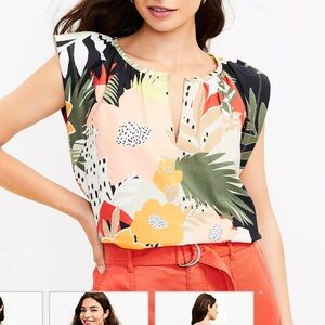 Loft‎ Floral Print Women's Top